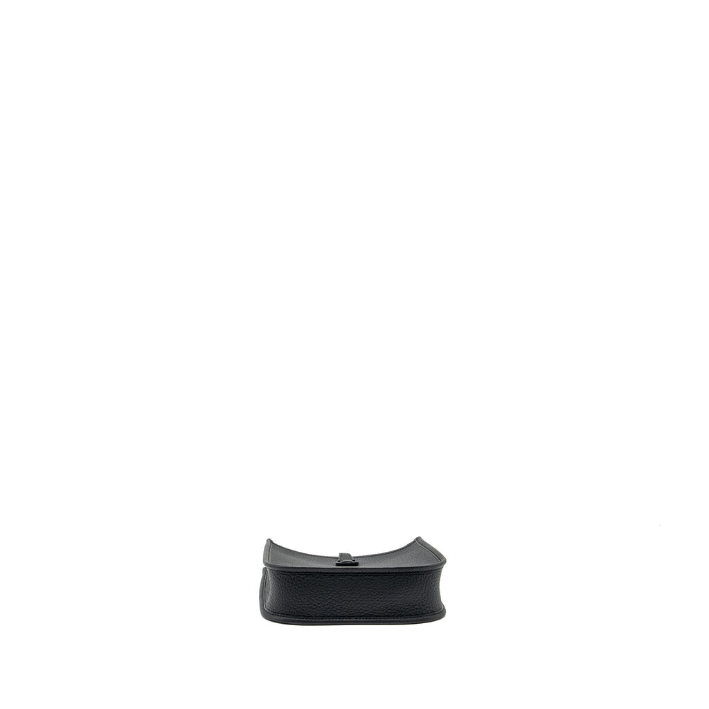 HERMES MINI EVELYNE CLEMENCE BLACK/GRIS MISTY SHW