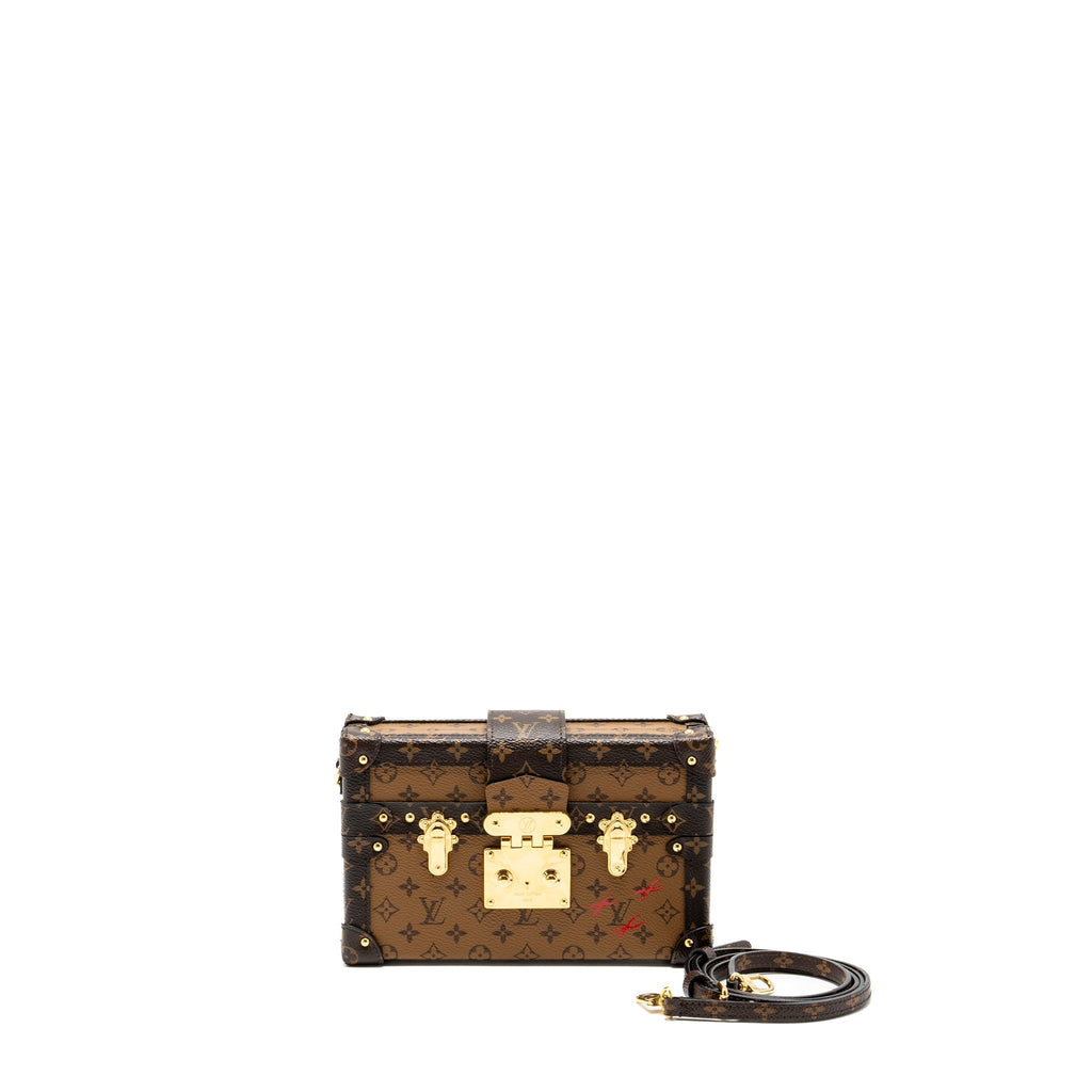 LOUIS VUITTON PETITE MALLE MONOGRAM REVERSE CANVAS GHW