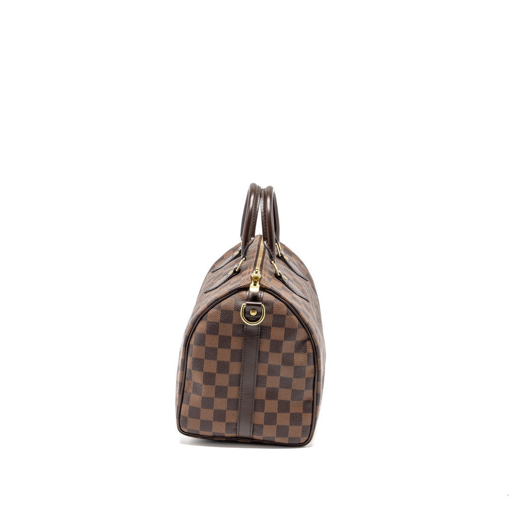 LOUIS VUITTON SPEEDY BANDOULIERE 30 DAMIER EBENE GHW