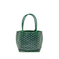 GOYARD MINI ANJOU TOTE BAG GOYARDLINE CANVAS GREEN SHW