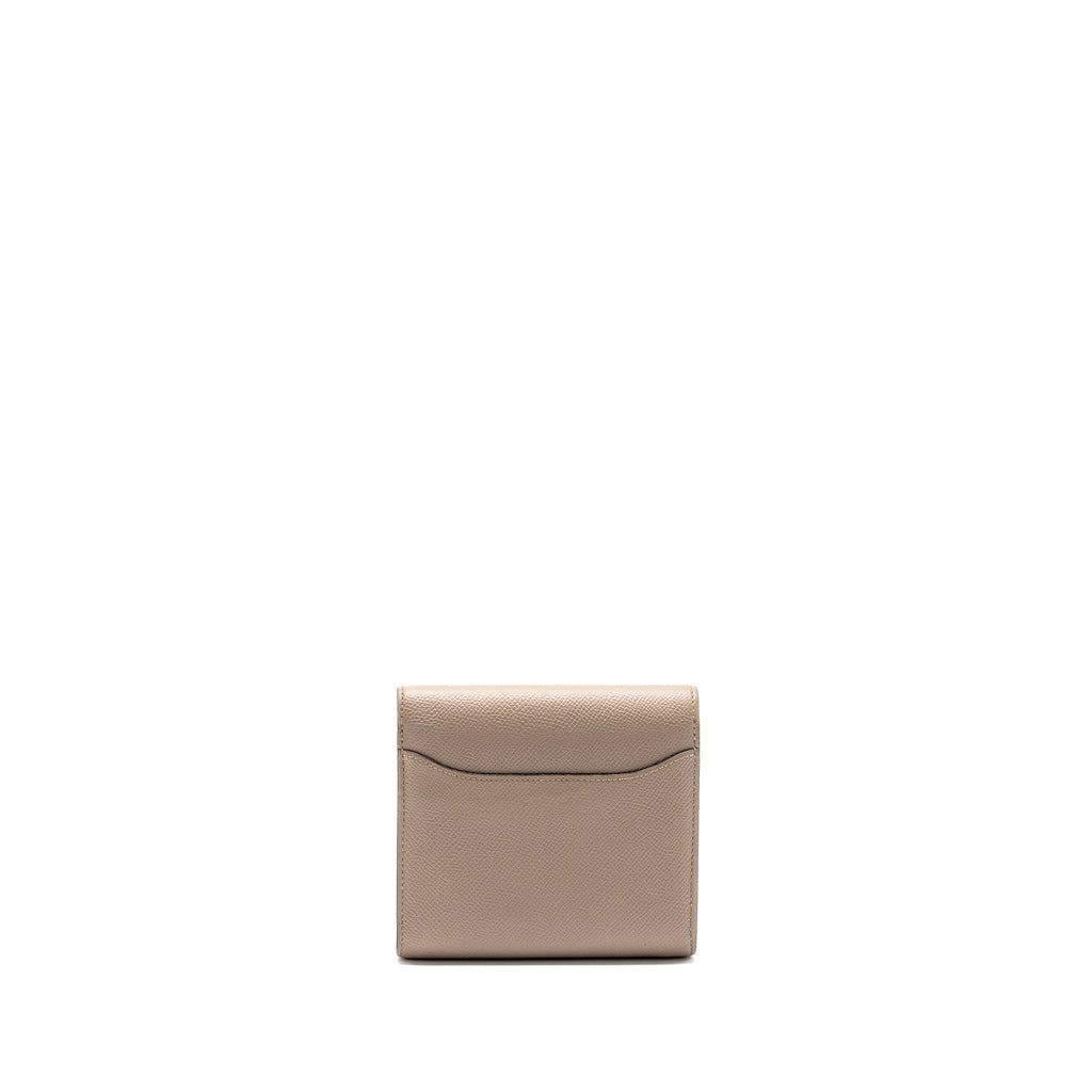HERMES CONSTANCE COMPACT WALLET EPSOM GRIS ASPHALTE GHW