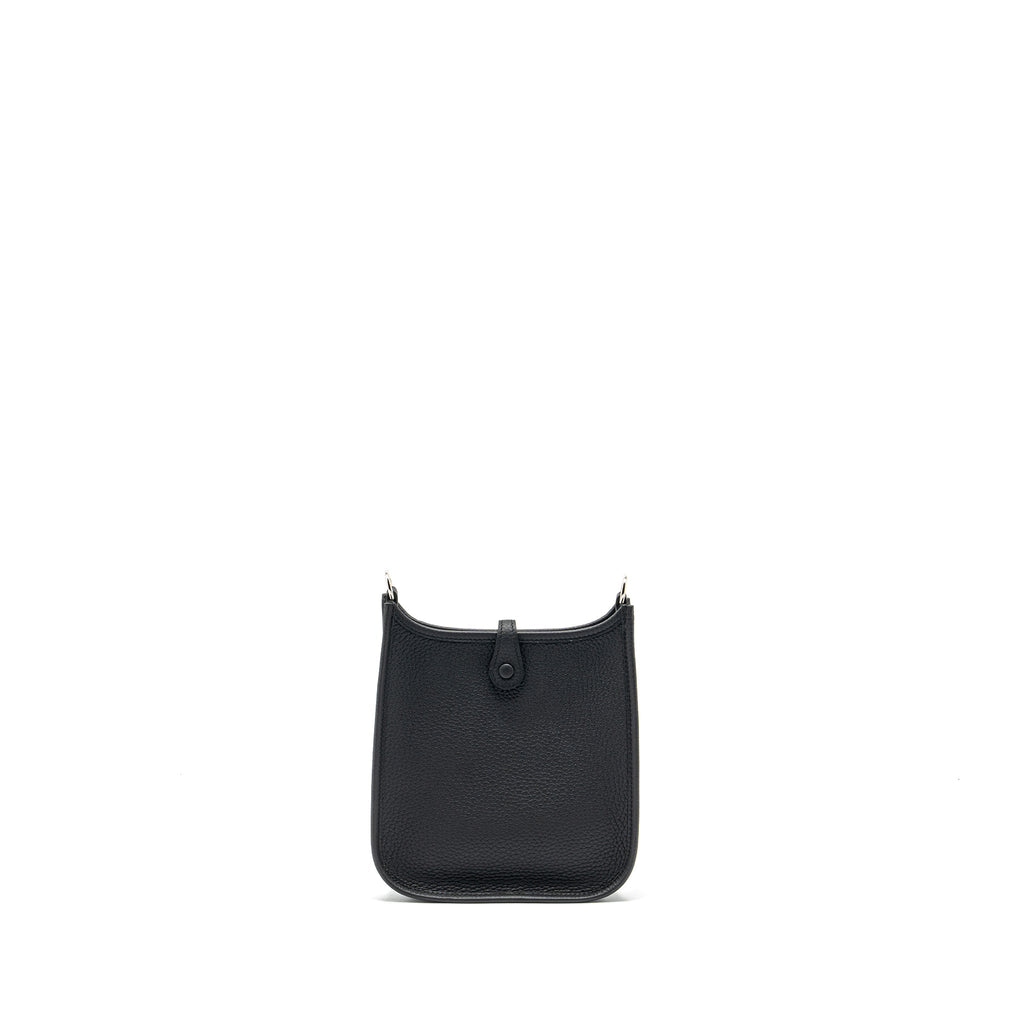 HERMES MINI EVELYNE CLEMENCE BLACK/GRIS MISTY SHW