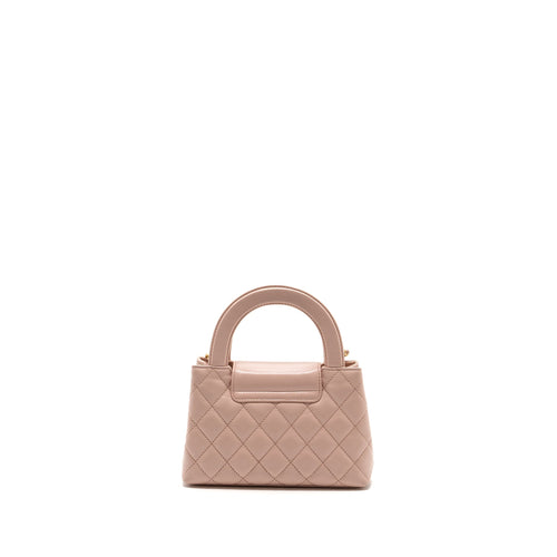 CHANEL 23K MINI SHOPPING TOTE / KELLY BAG CALFSKIN PINK GHW (MICROCHIP)
