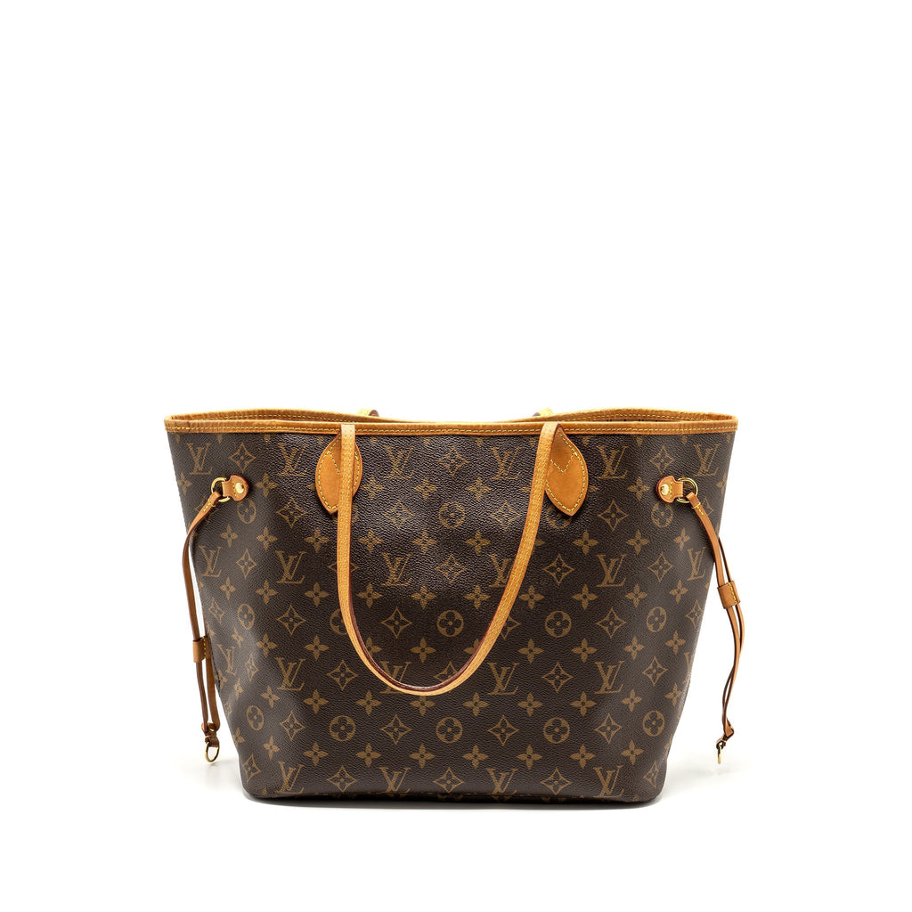 LOUIS VUITTON NEVERFULL MM MONOGRAM CANVAS GHW