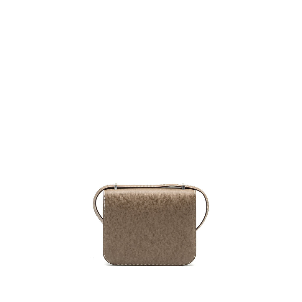 Hermes Mini Constance Epsom Etoupe SHW