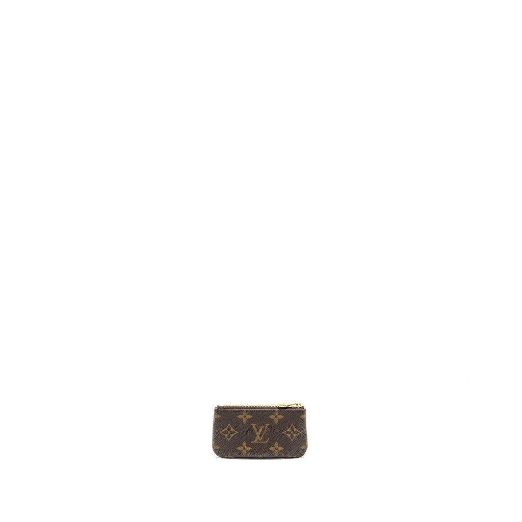 LOUIS VUITTON VIVIENEE HOLIDAY LIMITED PRINT KEY POUCH MONOGRAM CANVAS GHW