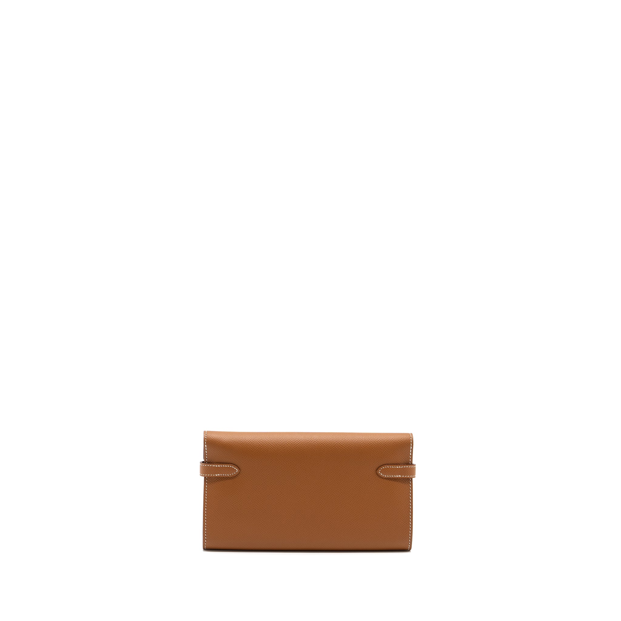 HERMES KELLY LONG WALLET EPSOM GOLD GHW