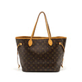 LOUIS VUITTON NEVERFULL MM MONOGRAM CANVAS GHW