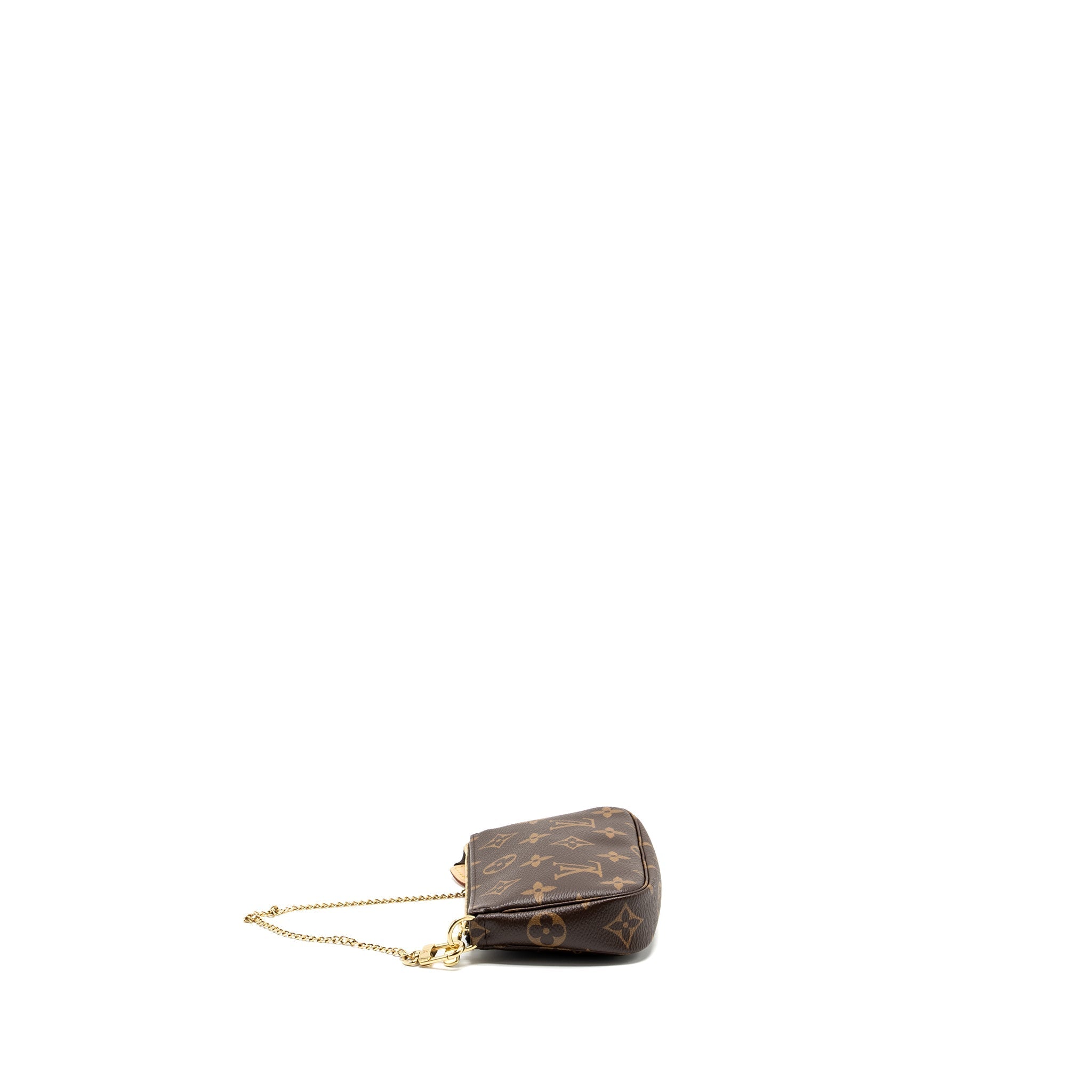 LOUIS VUITTON MINI POCHETTE ACCESSORIES MONOGRAM CANVAS GHW