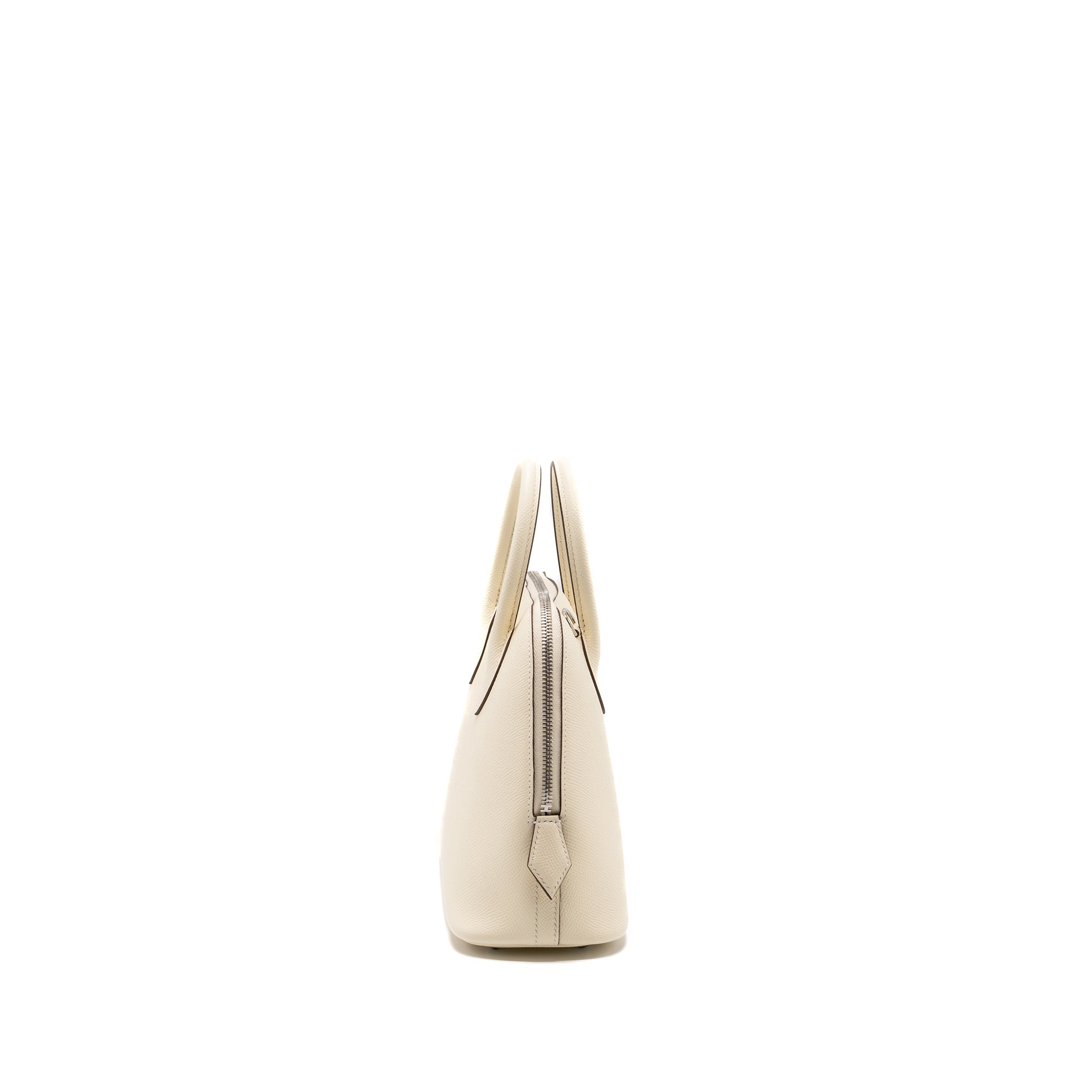 HERMES BOLIDE 1923 25 EPSOM NATA / BLEU INDIGO / LIME SHW