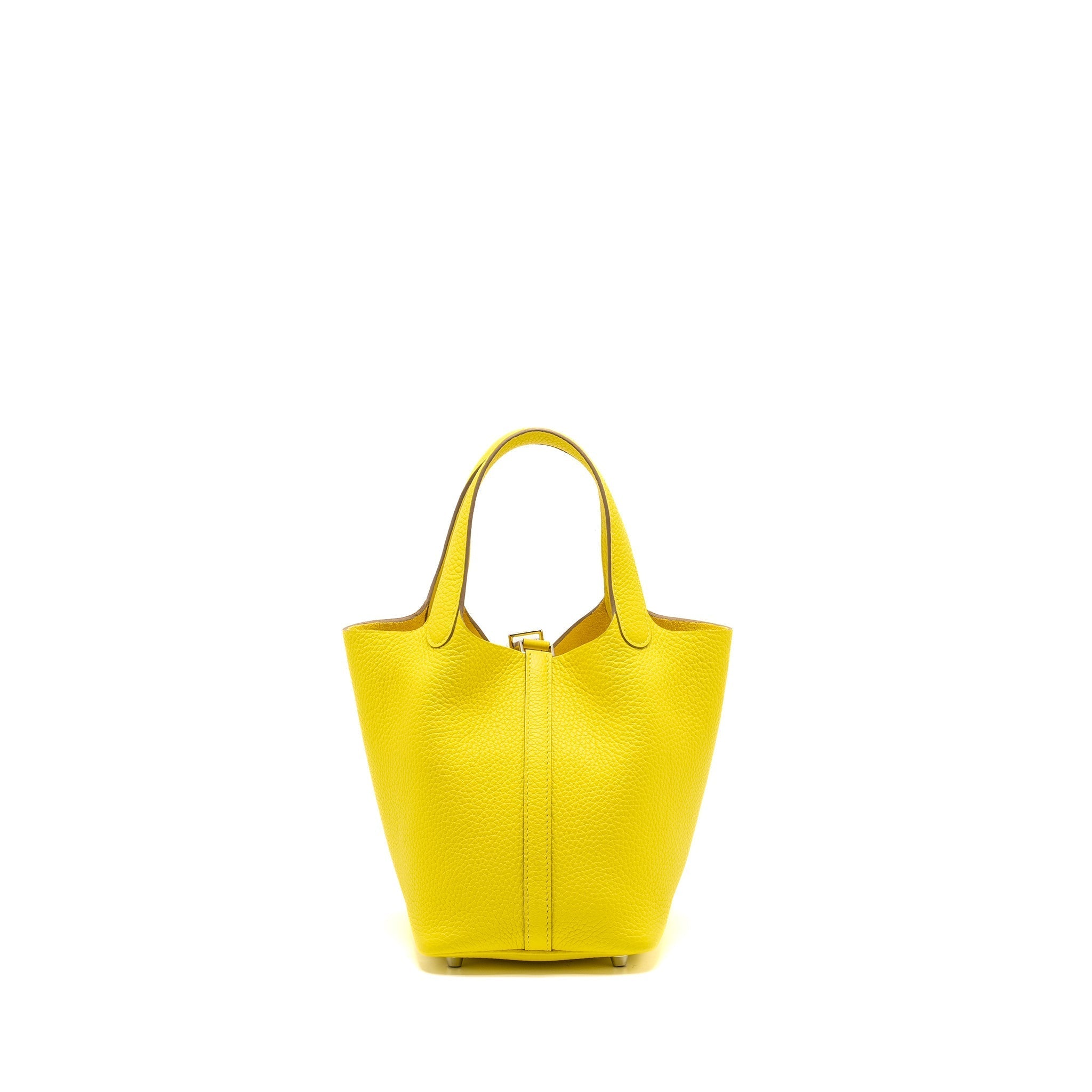HERMES PICOTIN 18 LOCK BAG CLEMENCE LIME SHW