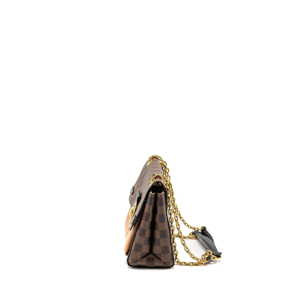 LOUIS VUITTON VAVIN PM DAMIER EBENE CANVAS BEIGE GHW