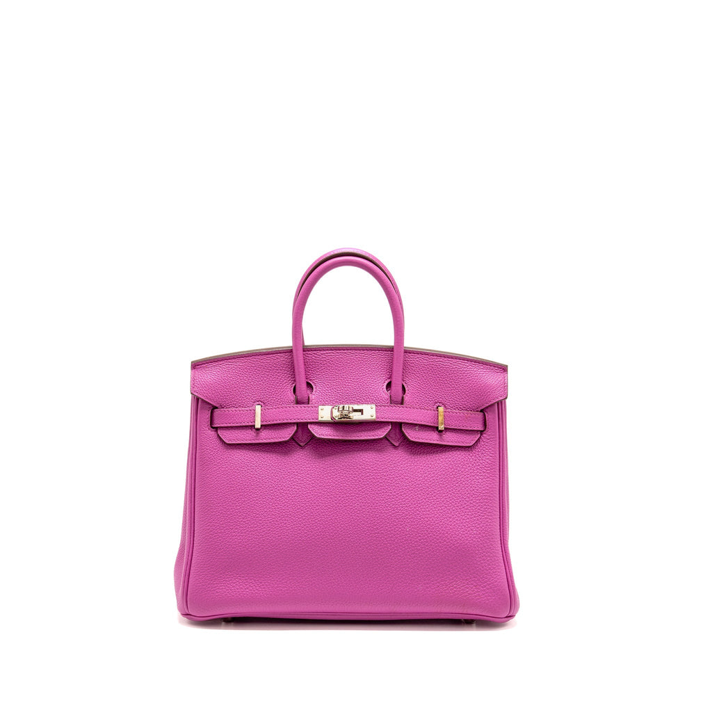 HERMES BIRKIN 25 TOGO MAGNOLIA SHW