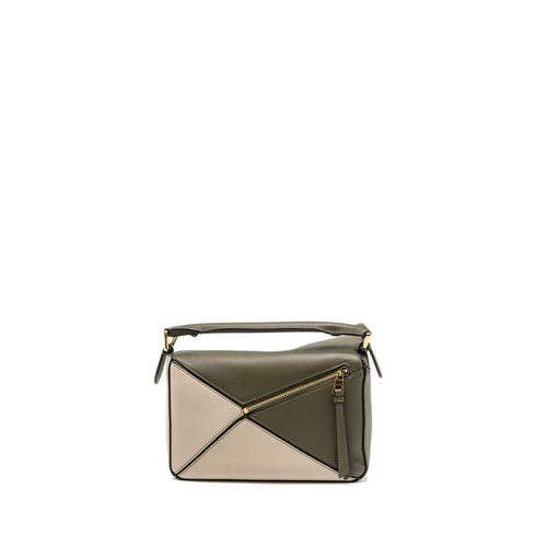 LOEWE SMALL PUZZLE BAG CALFSKIN MULTICOLOUR GHW
