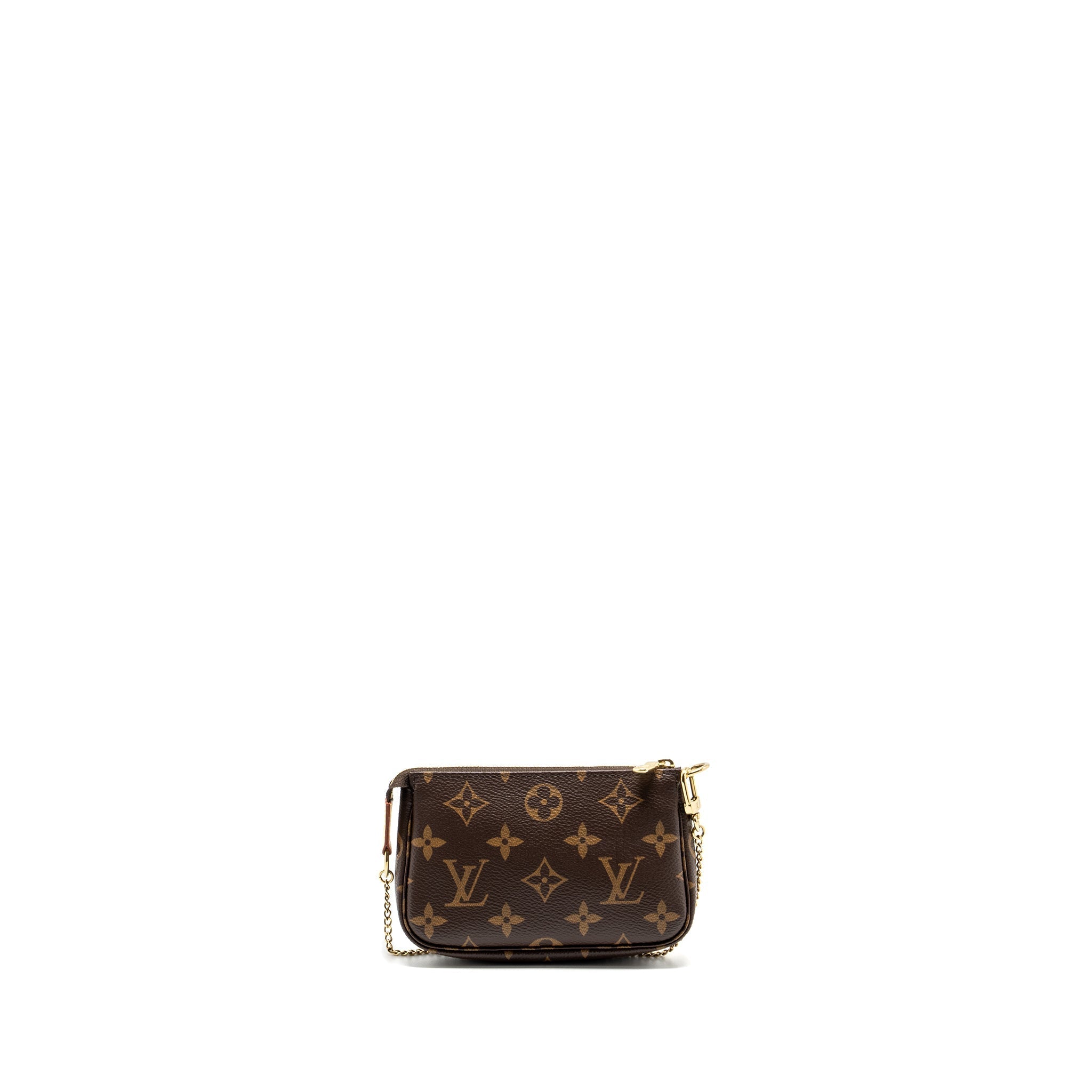 LOUIS VUITTON MINI POCHETTE ACCESSORIES MONOGRAM CANVAS GHW