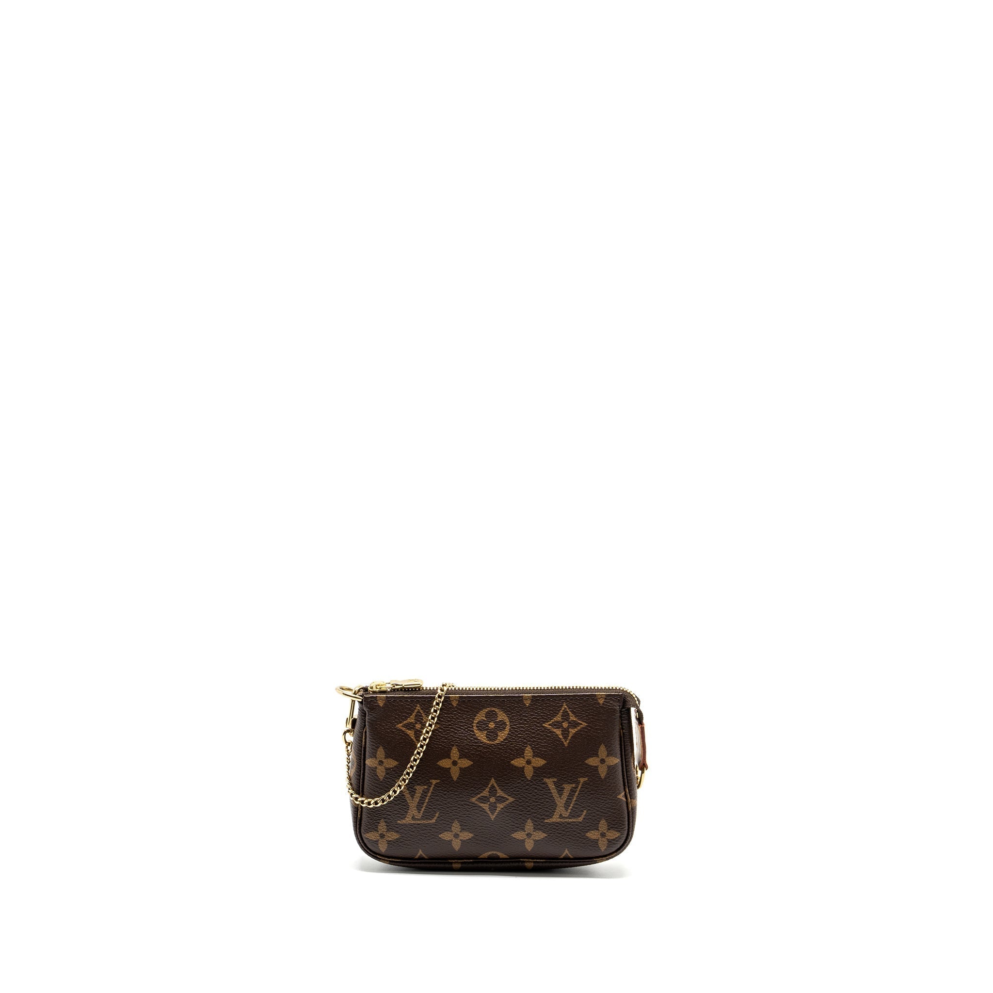 LOUIS VUITTON MINI POCHETTE ACCESSORIES MONOGRAM CANVAS GHW