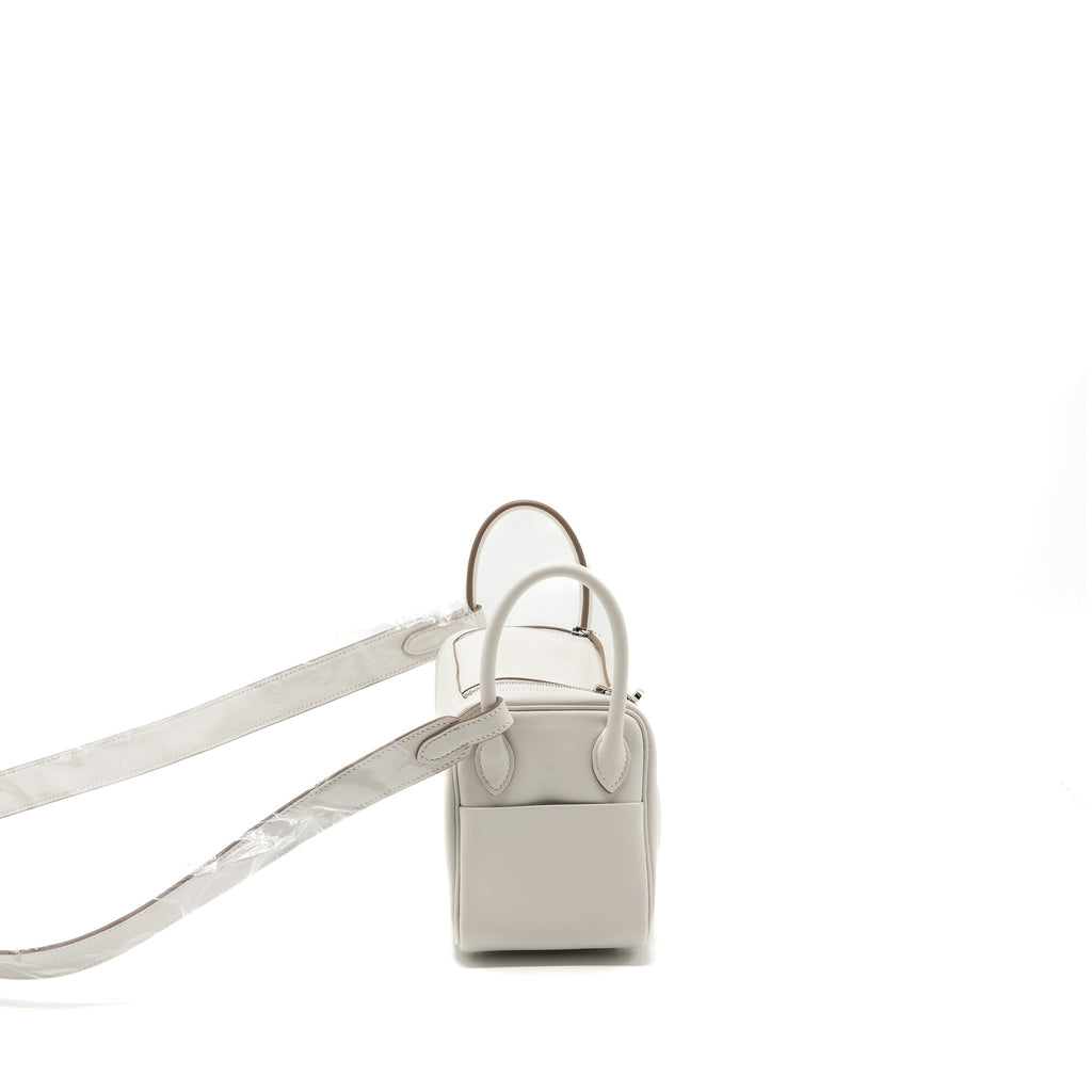 HERMES MINI LINDY SWIFT GRIS PALE / GRIS MEYER SHW