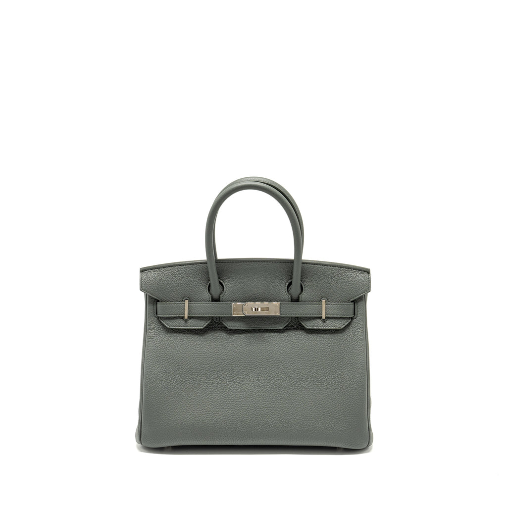 HERMES BIRKIN 30 TOGO VERT AMANDE SHW