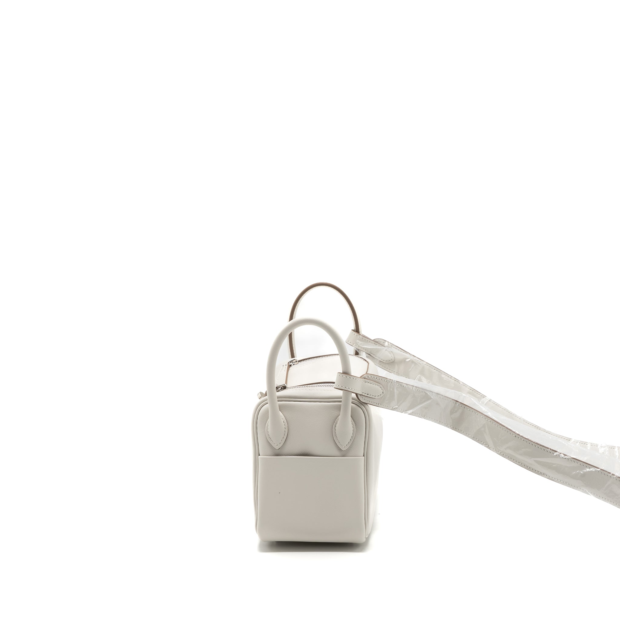 HERMES MINI LINDY SWIFT GRIS PALE / GRIS MEYER SHW