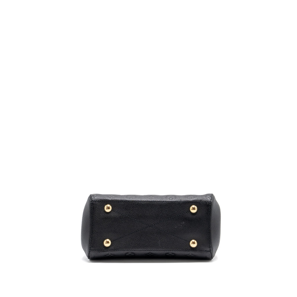 LOUIS VUITTON MONTAIGNE BB  MONOGRAM EMPREINTE BLACK GHW