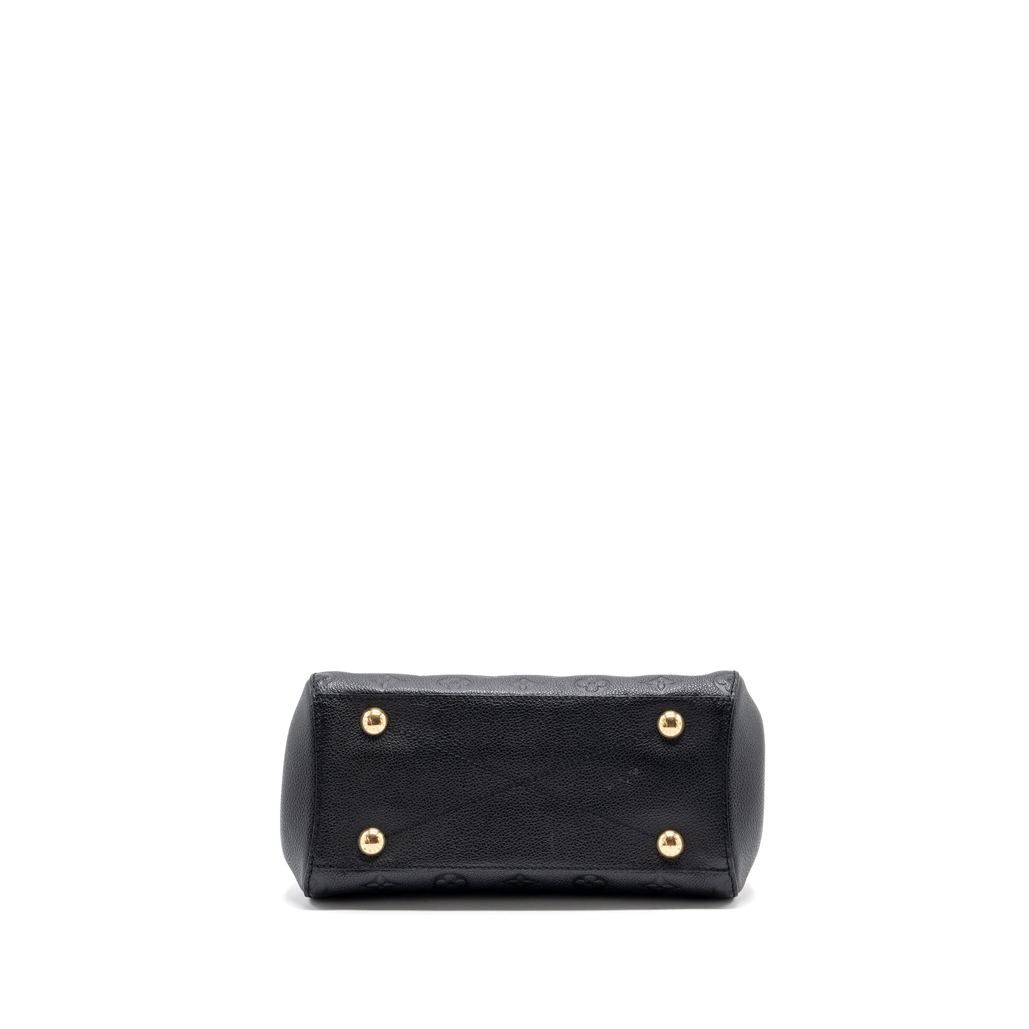 LOUIS VUITTON MONTAIGNE BB  MONOGRAM EMPREINTE BLACK GHW