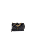 CHANEL 19 WALLET ON CHAIN LAMBSKIN BLACK MULTICOLOUR HARDWARE (MICROCHIP)