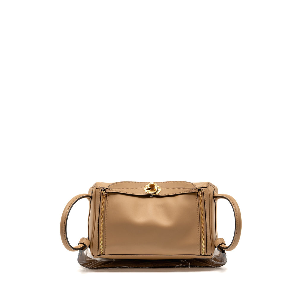 HERMES LINDY 26 SWIFT CHAI / MAUVE SYLVESTRE GHW