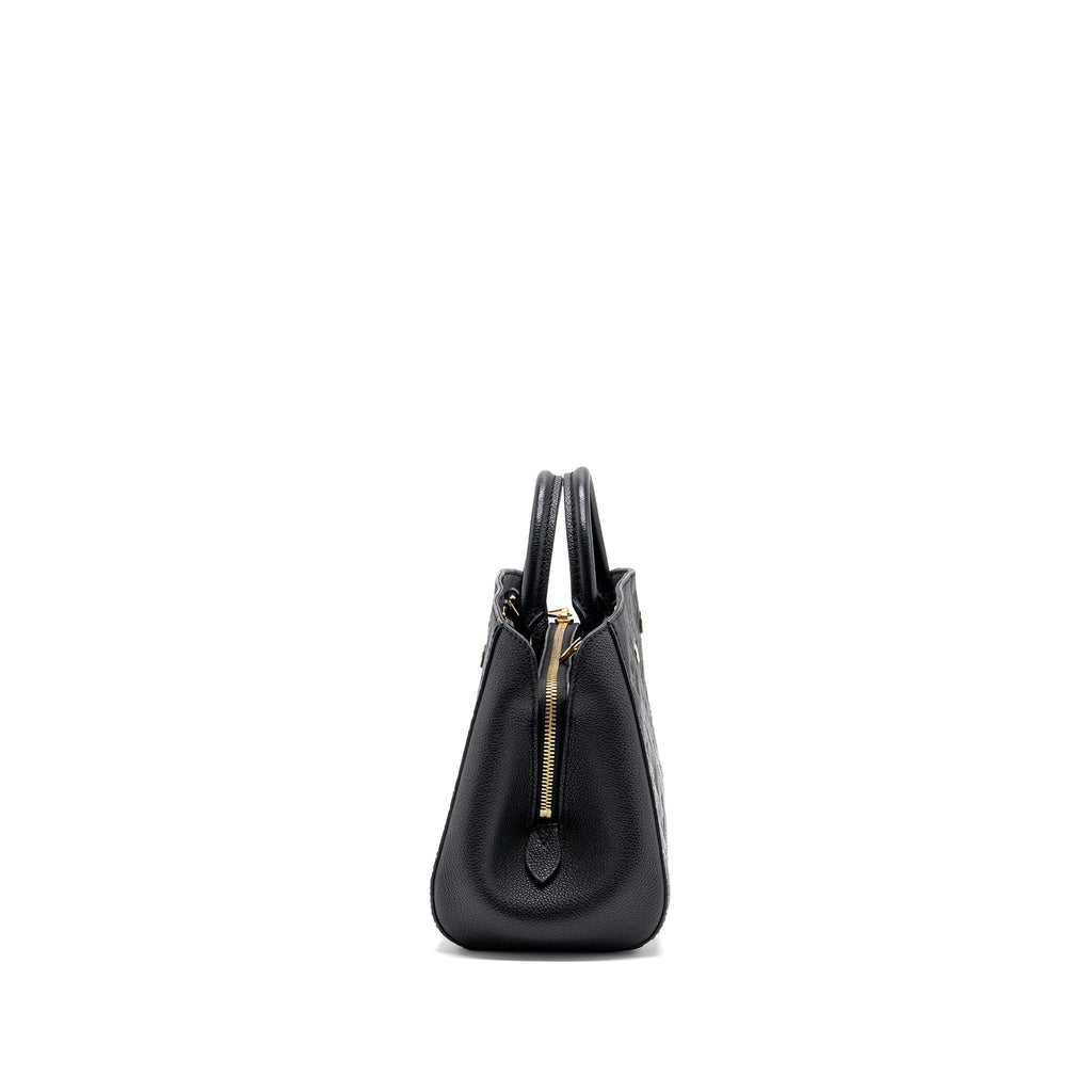LOUIS VUITTON MONTAIGNE BB  MONOGRAM EMPREINTE BLACK GHW