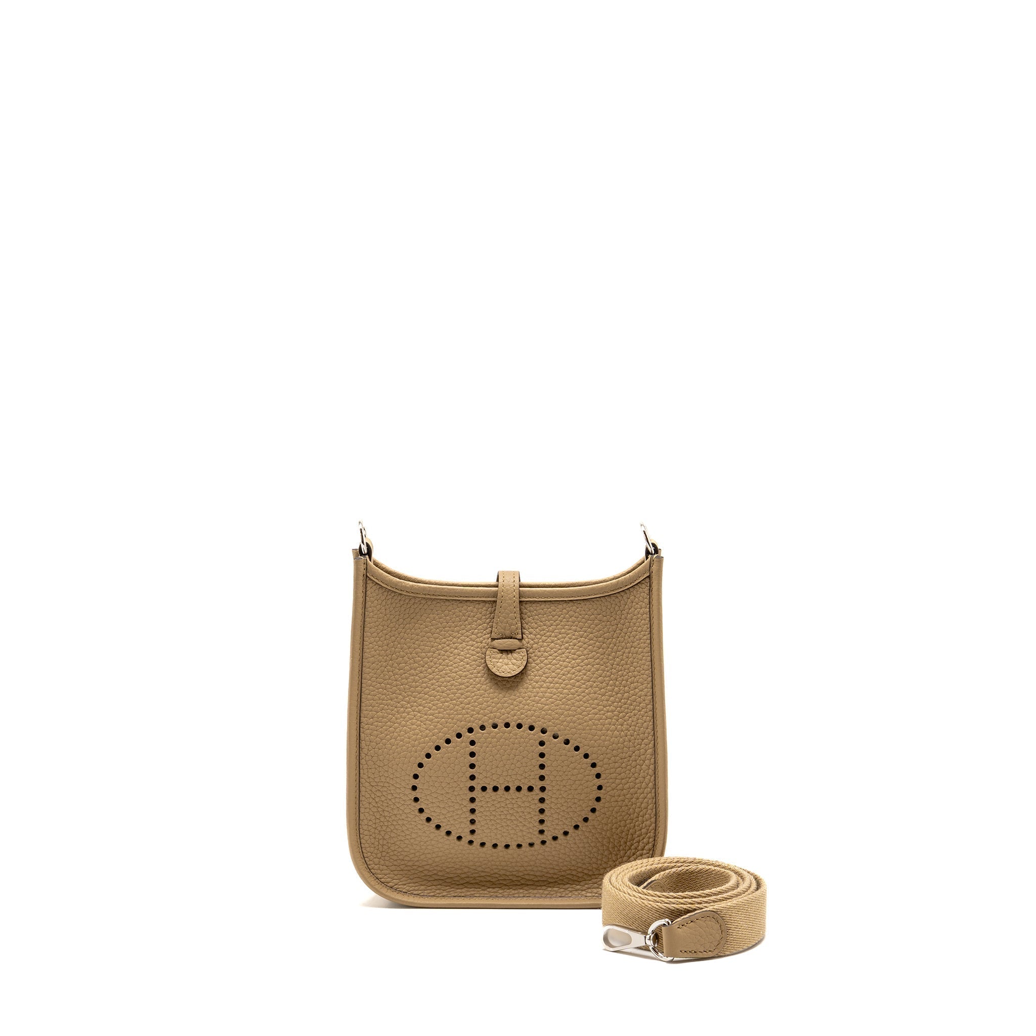 HERMES MINI EVELYNE CLEMENCE POUSSIERE SHW