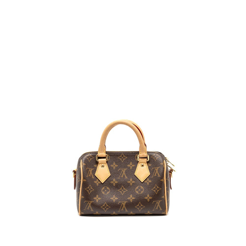 LOUIS VUITTON SPEEDY 20 BANDOULIERE MONOGRAM CANVAS GHW
