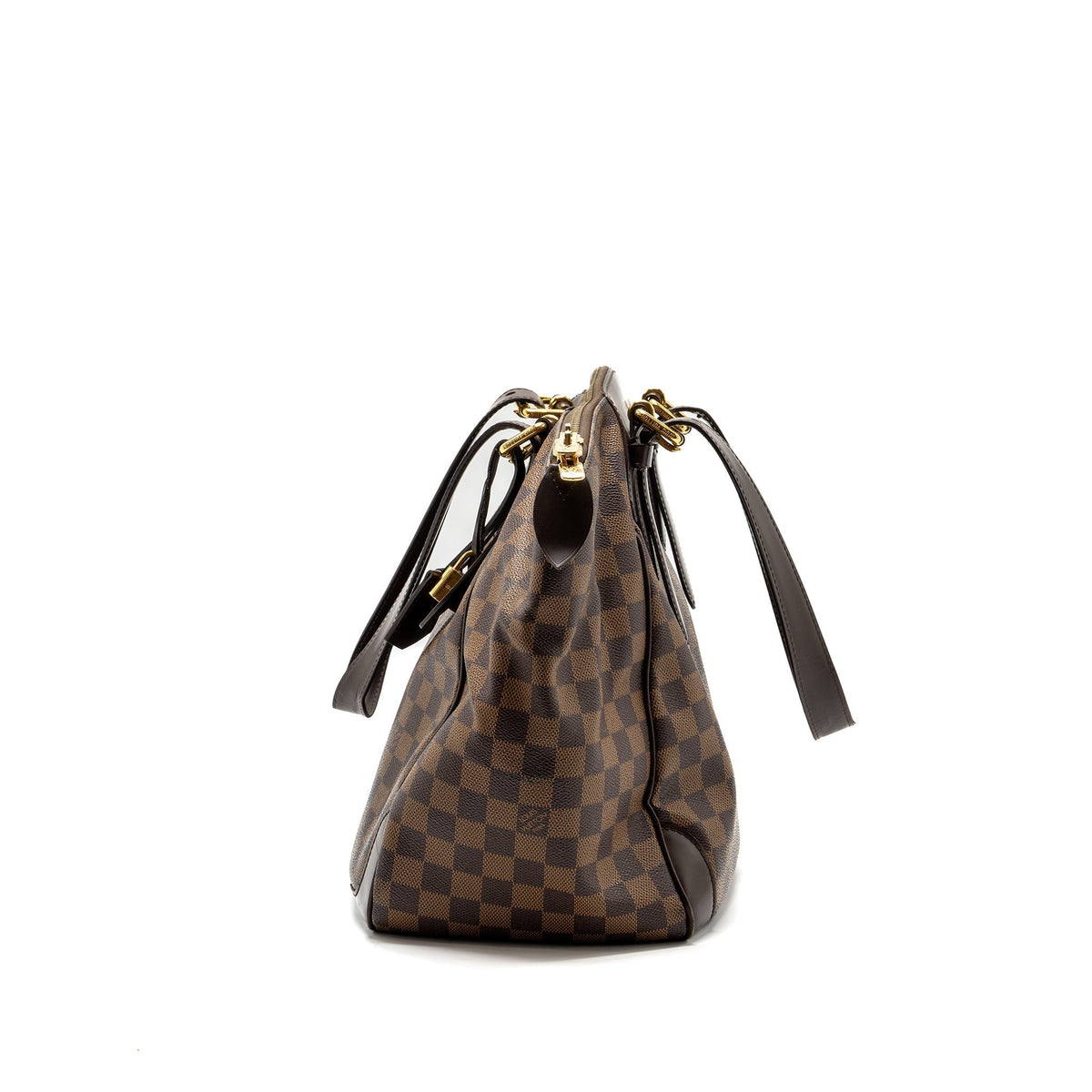 LOUIS VUITTON TOTE BAG DAMIER EBENE GHW