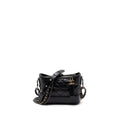 CHANEL SMALL GABRIELLE HOBO BAG AGED CALFSKIN BLACK MULTICOLOURED HARDWARE