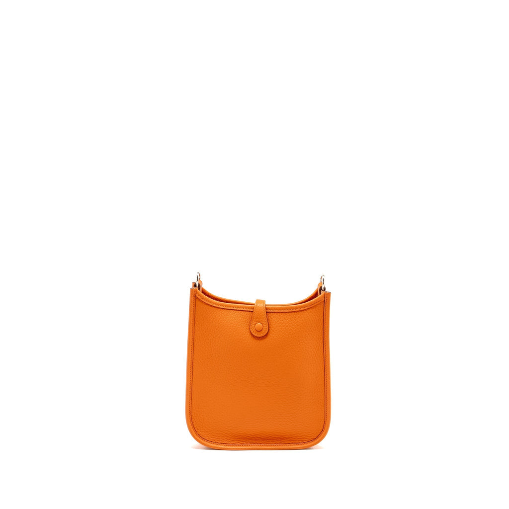 HERMES MINI EVELYN CLEMENCE ORANGE SHW