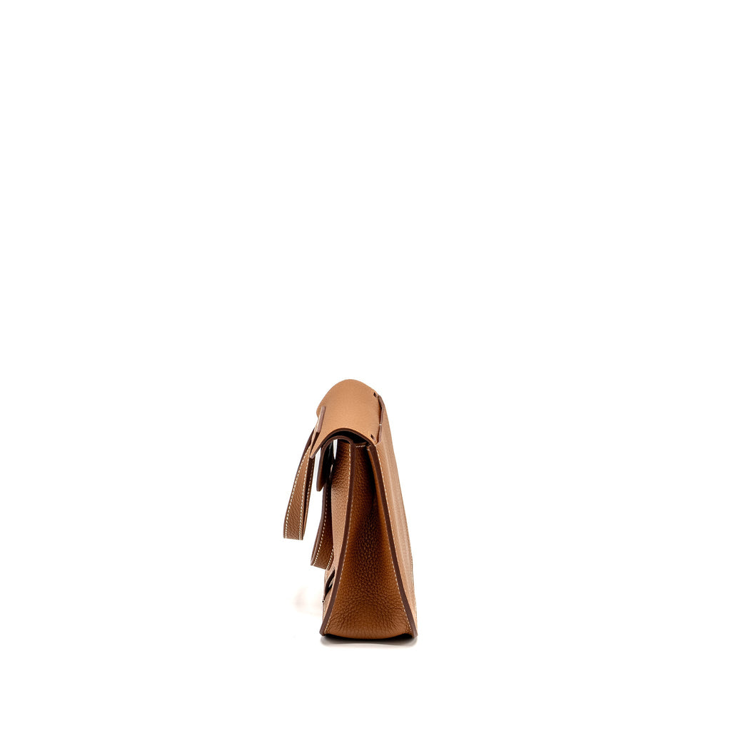HERMES HALZAN 25 CLEMENCE GOLD GHW