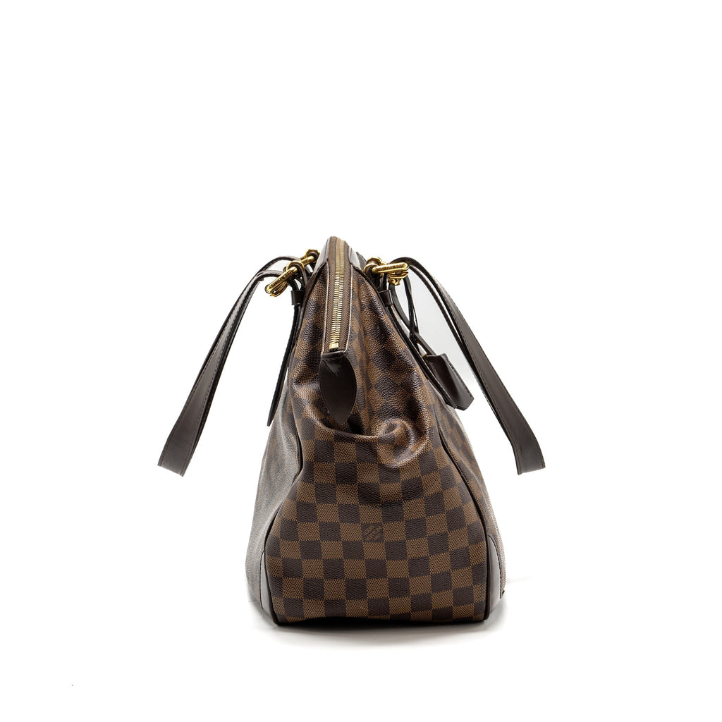 LOUIS VUITTON TOTE BAG DAMIER EBENE GHW
