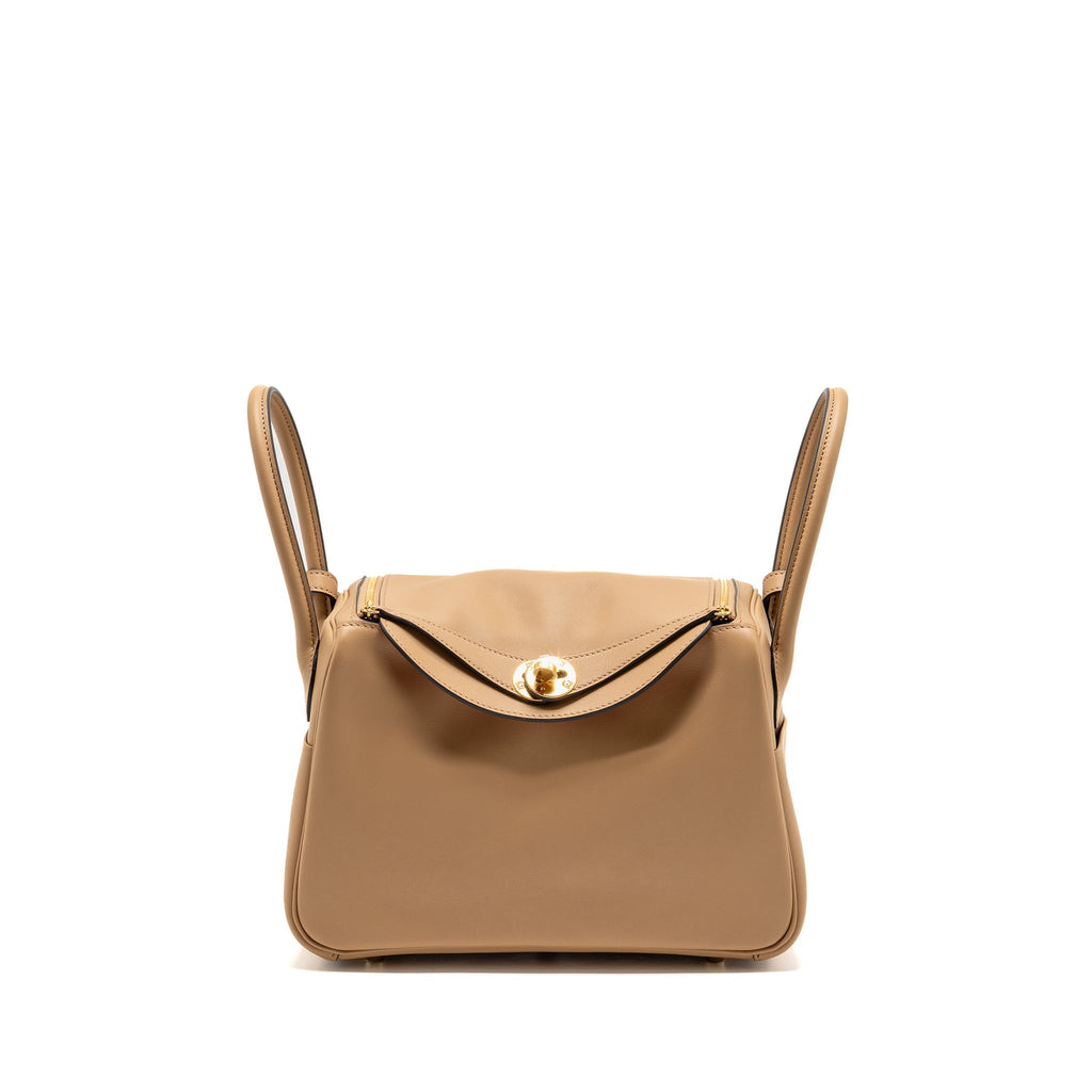 HERMES LINDY 26 SWIFT CHAI / MAUVE SYLVESTRE GHW