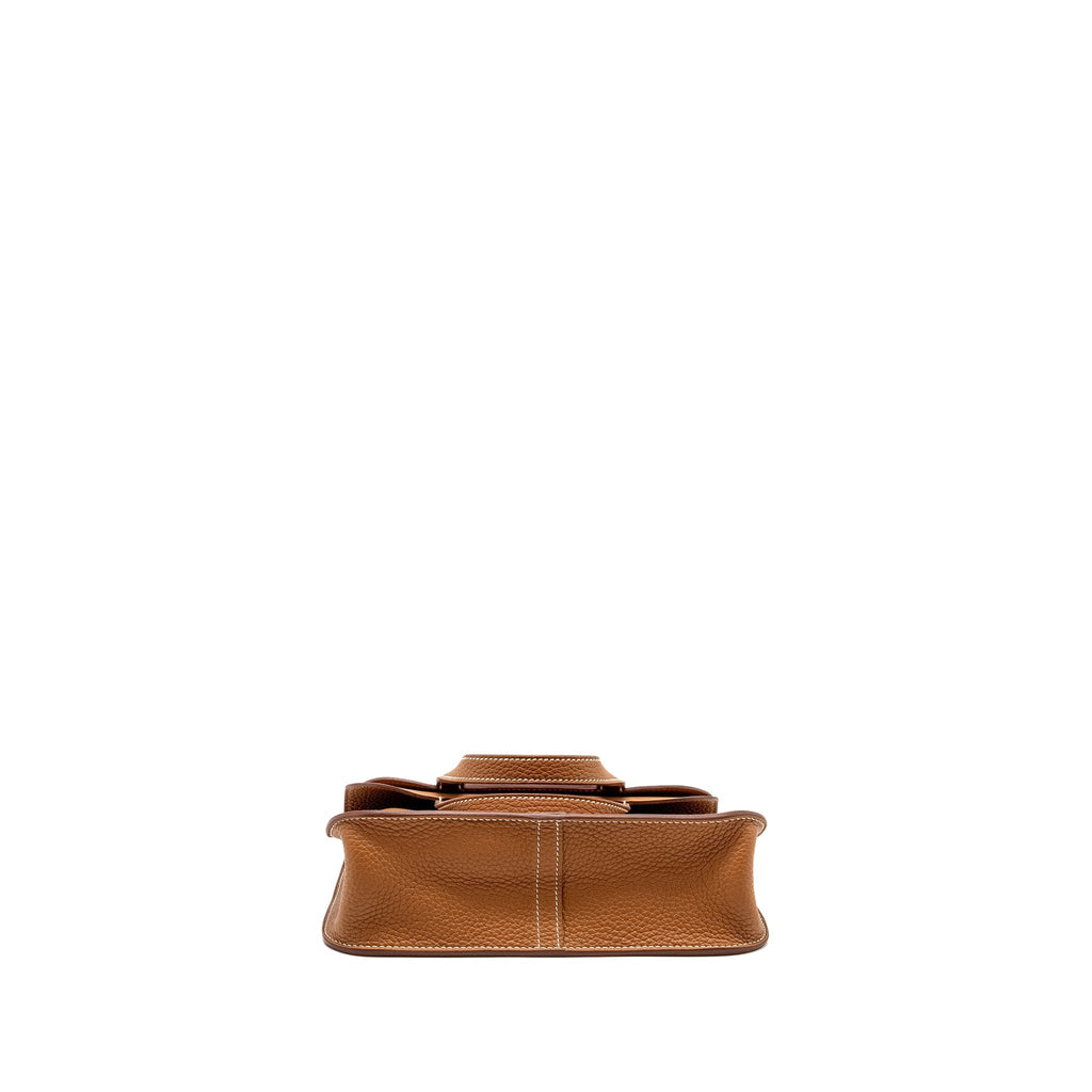 HERMES HALZAN 25 CLEMENCE GOLD GHW