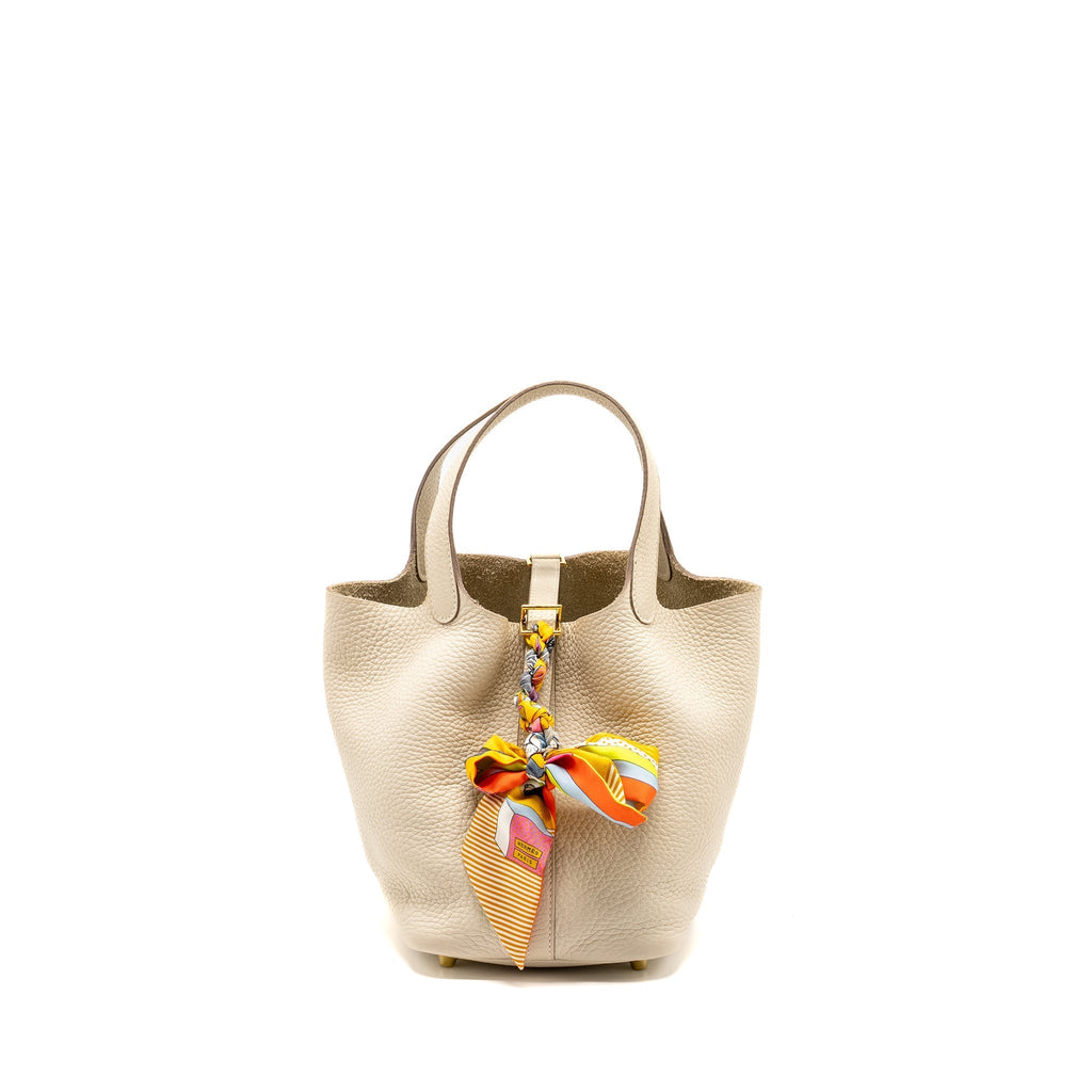 HERMES PICOTIN 18 LOCK BAG CLEMENCE CRAIE GHW