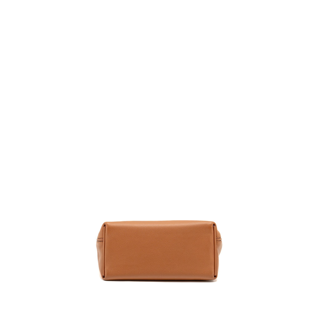 HERMES MINI 24/24 2424-21 BAG EVERCOLOR/SWIFT GOLD SHW