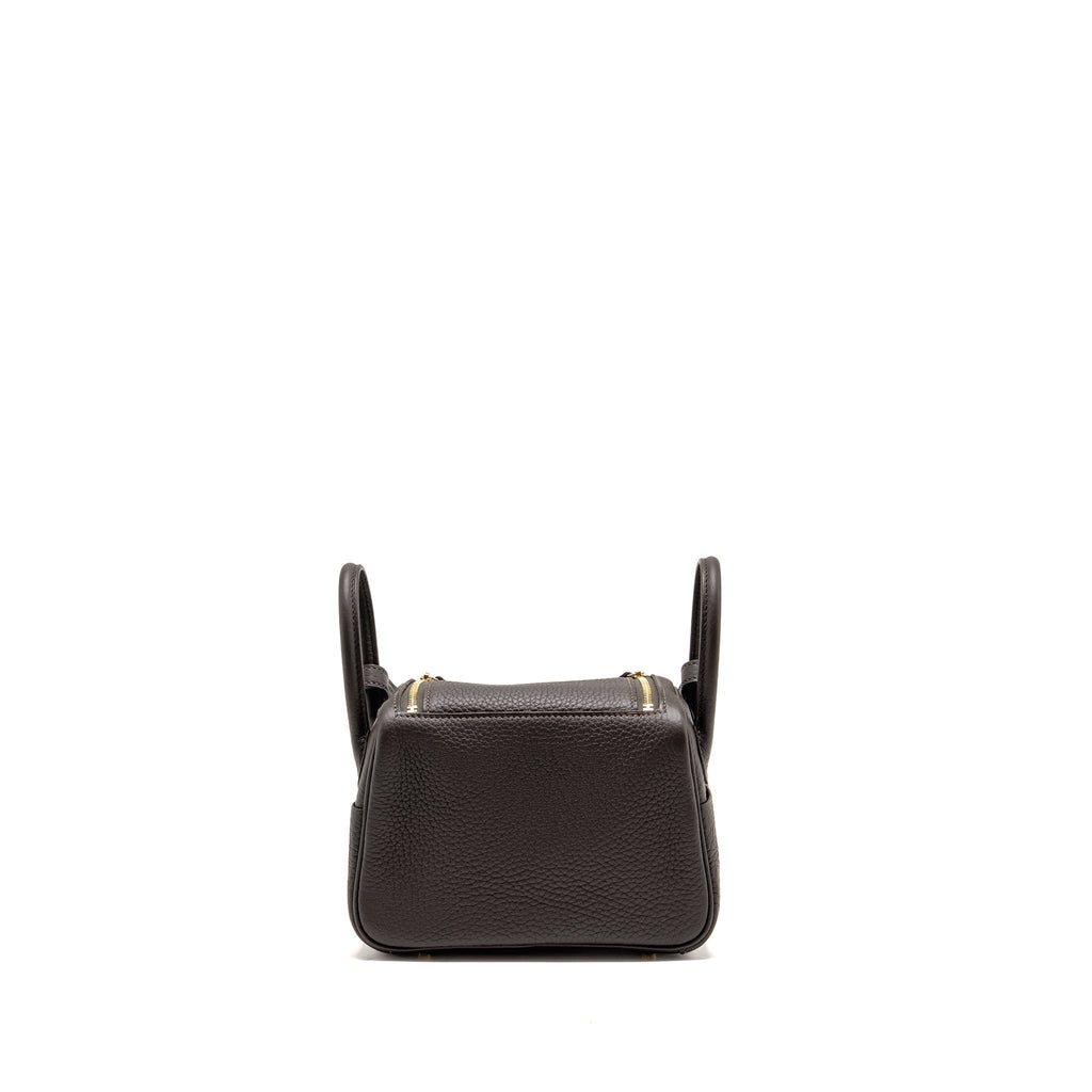 HERMES MINI LINDY II CLEMENCE T3 BAI-BRUN LGHW