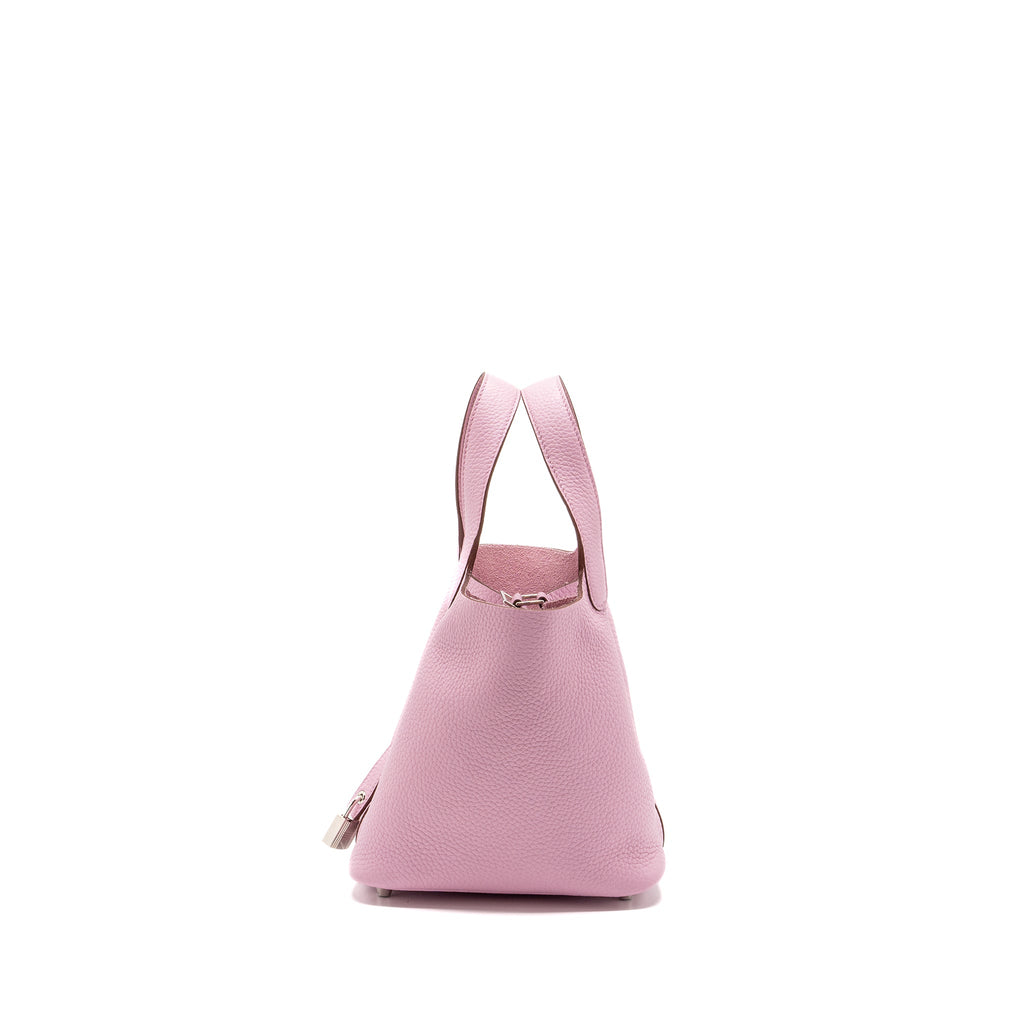 HERMES PICOTIN 18 LOCK BAG CLEMENCE MAUVE SYLVESTRE SHW