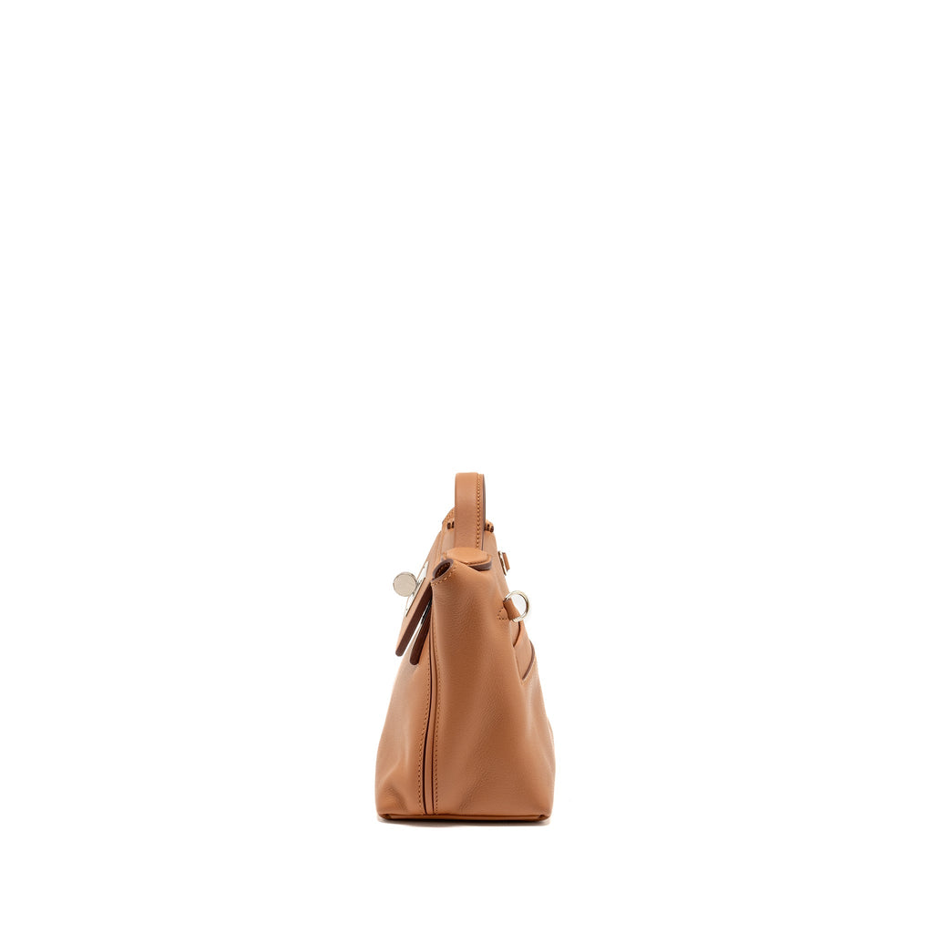 HERMES MINI 24/24 2424-21 BAG EVERCOLOR/SWIFT GOLD SHW