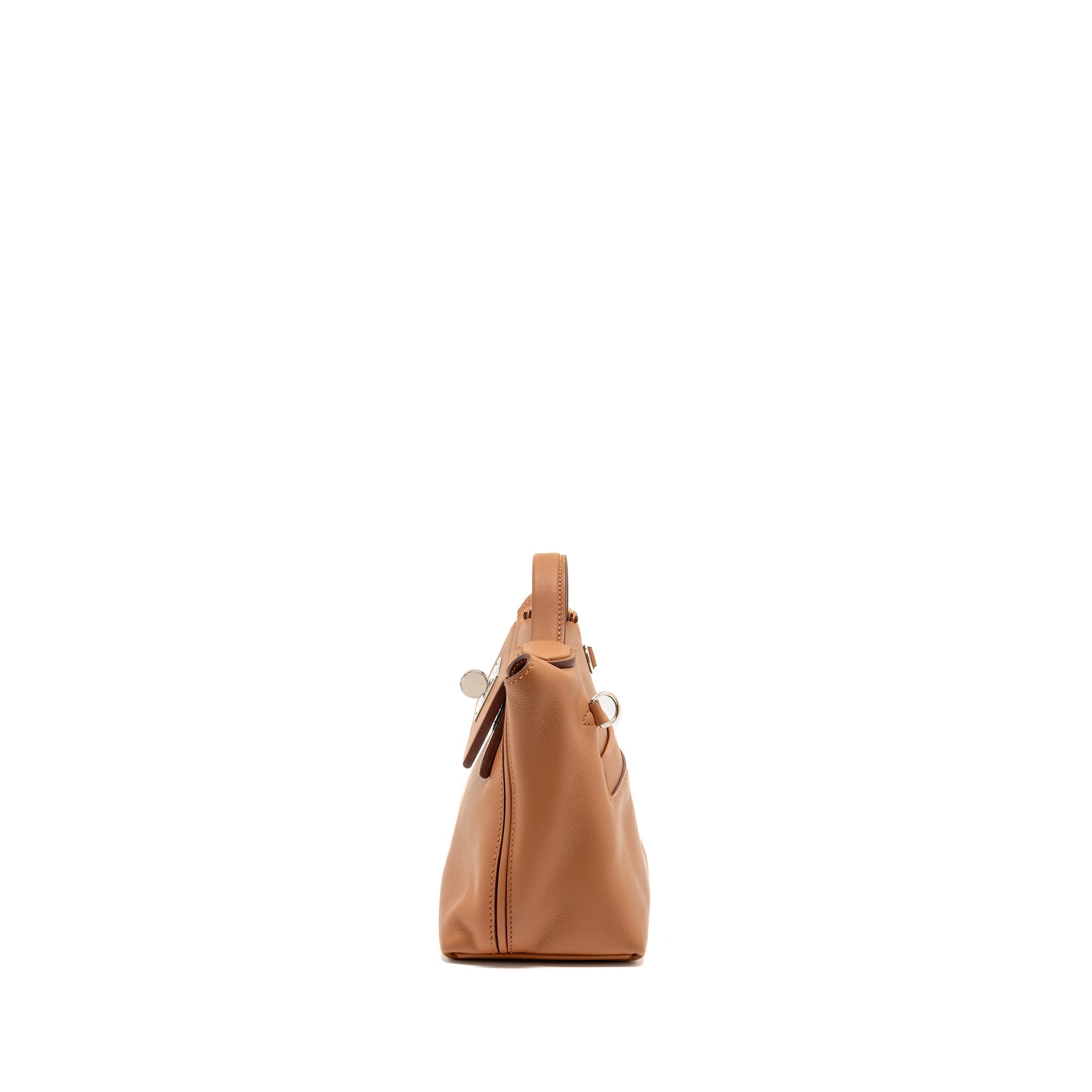 HERMES MINI 24/24 2424-21 BAG EVERCOLOR/SWIFT GOLD SHW