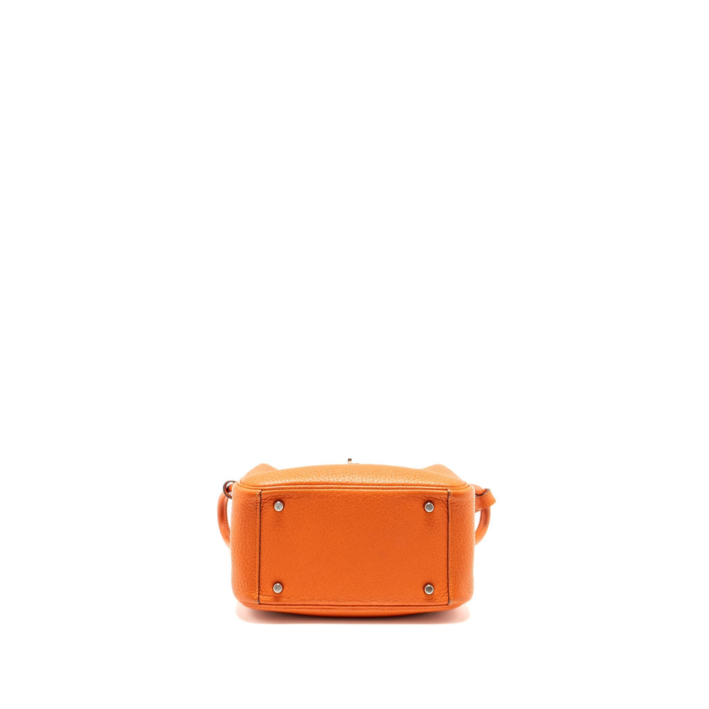 HERMES MINI LINDY CLEMENCE FEU SHW