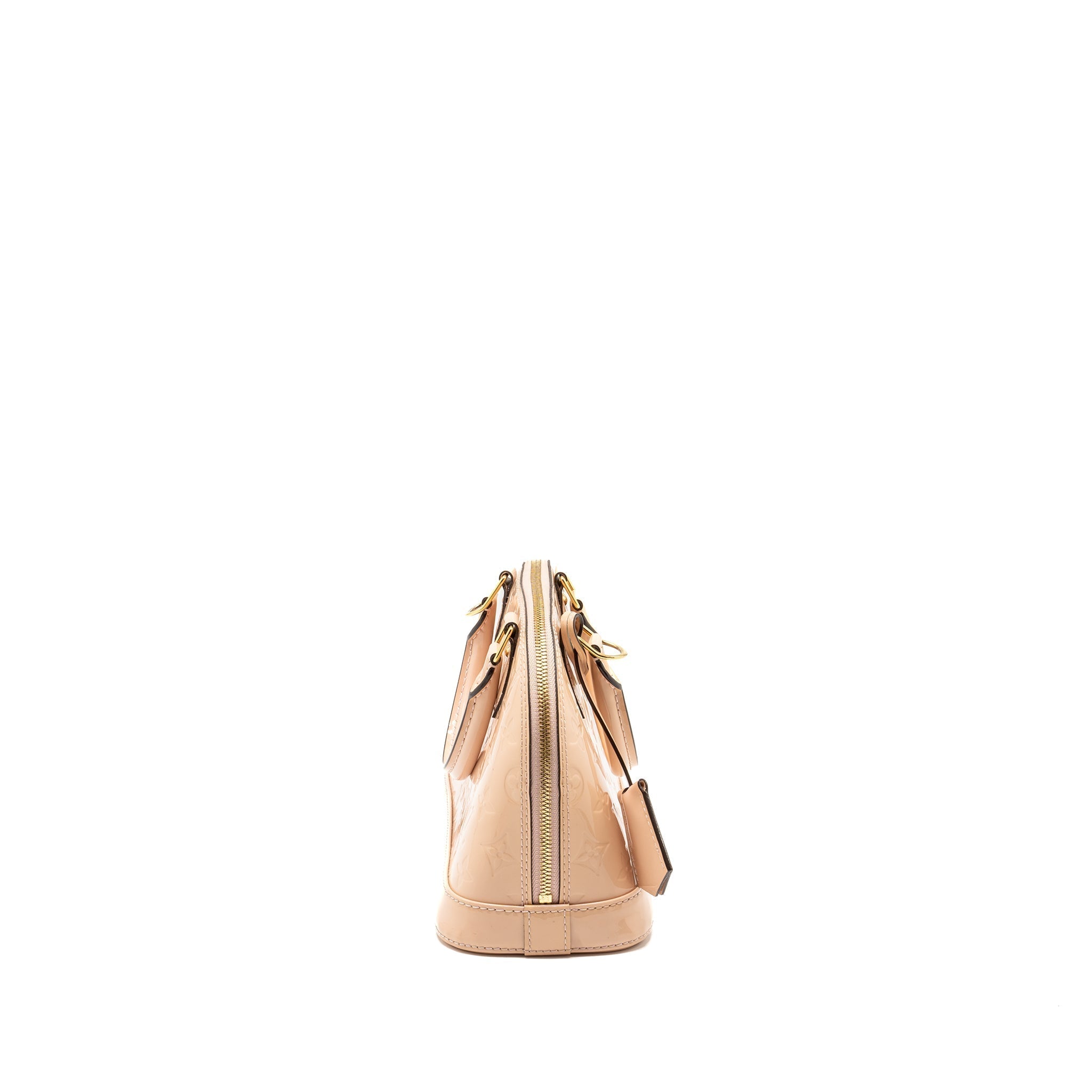 LOUIS VUITTON ALMA BB PATENT LIGHT PINK GHW