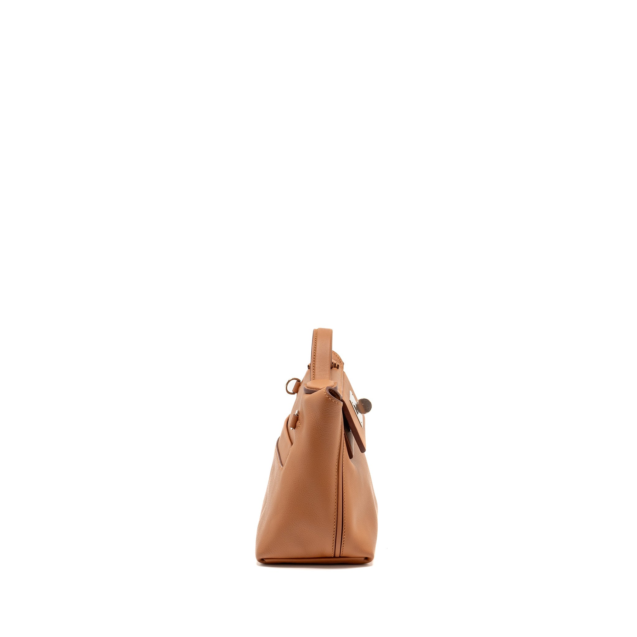 HERMES MINI 24/24 2424-21 BAG EVERCOLOR/SWIFT GOLD SHW