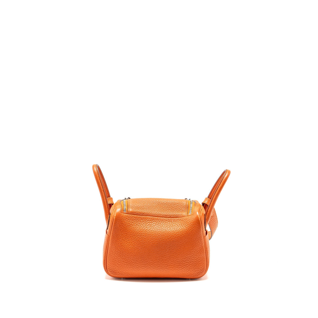 HERMES MINI LINDY CLEMENCE FEU SHW