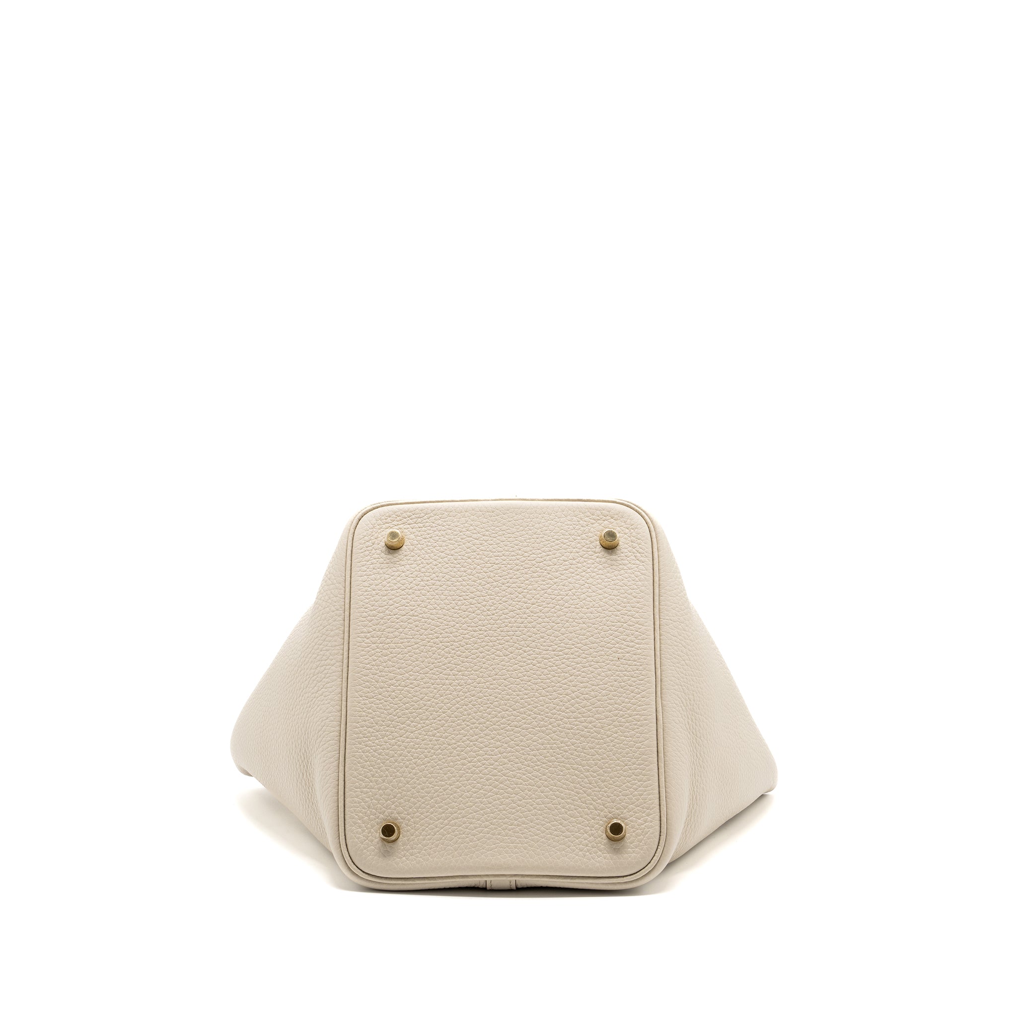 HERMES PICOTIN 22 LOCK BAG CLEMENCE BETON GHW