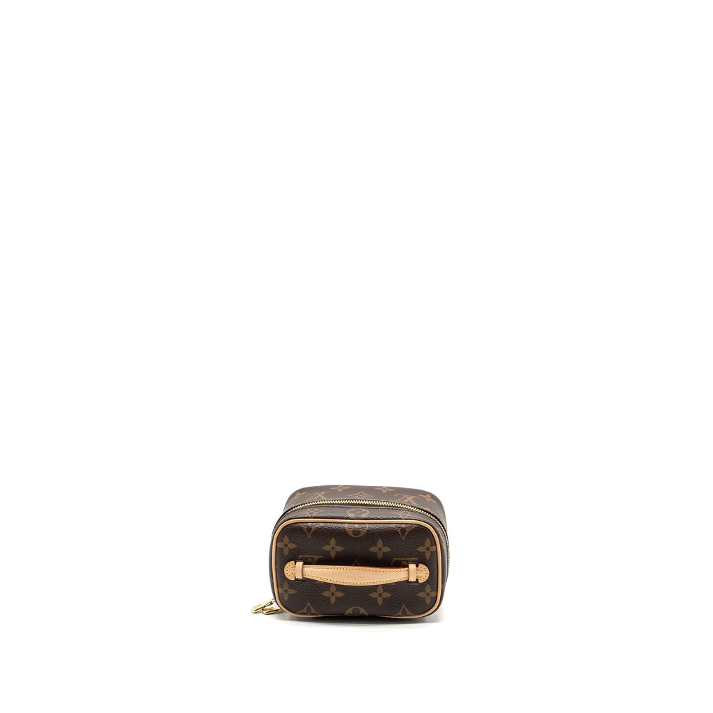 LOUIS VUITTON NICE NANO MONOGRAM CANVAS GHW