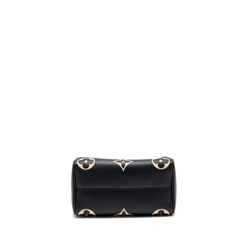 LOUIS VUITTON SPEEDY BANDOULIERE 25 BICOLOUR MONOGRAM EMPREINTE BLACK/MULTICOLOUR GHW